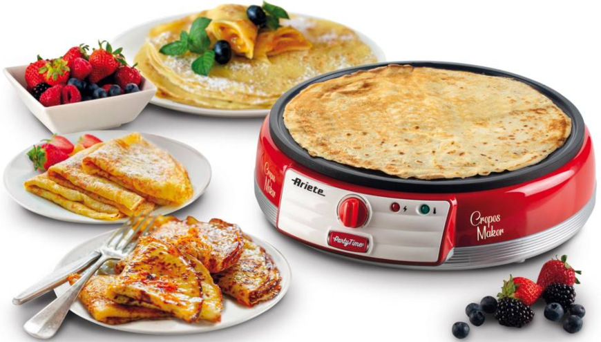 Ariete Party Time Crepes Maker 202, červená