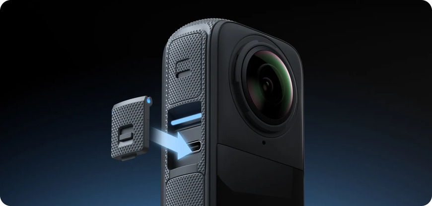 Kryt Insta360 X4 USB portu Kryt USB portu pre Insta360 X4