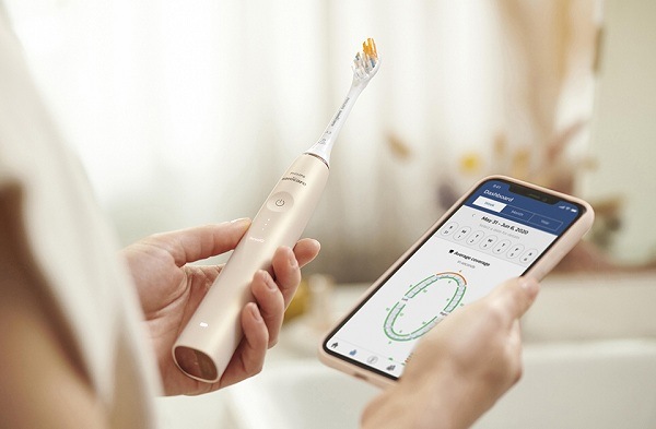 Zubná kefka Philips Sonicare 9900 DiamondClean Prestige HX9997/32 modrá