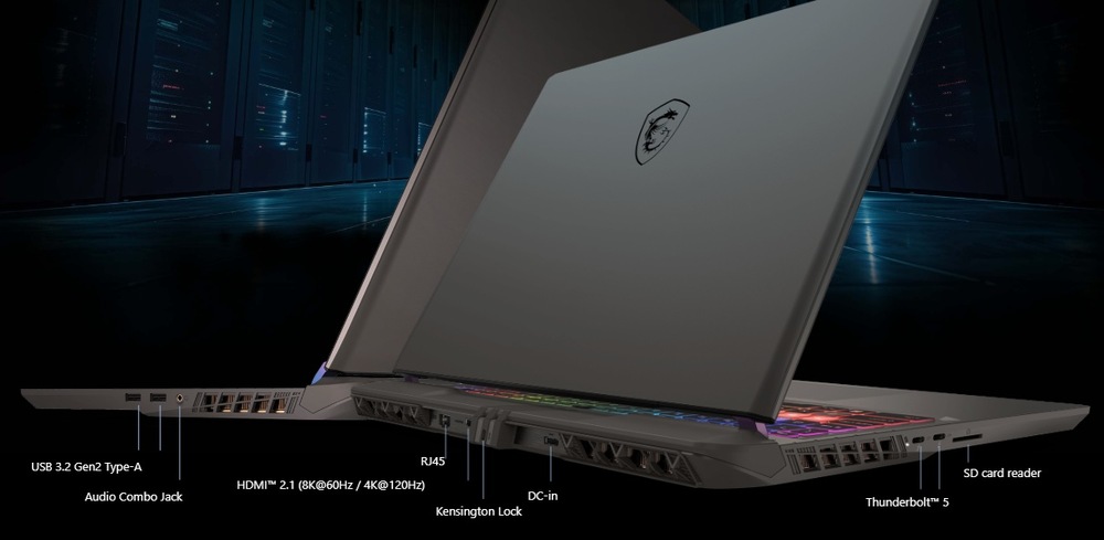 Notebook MSI Vector 16 HX AI A2XWHG-446XCZ sivý Notebook MSI Vector 16 HX AI A2XWHG-446XCZ sivý