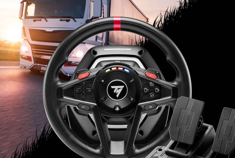 Sada Thrustmaster T128 SimTask Pack (Volant T128 + SimTask Farming Kit), PS5/4/PC čierna Sada Thrustmaster T128 SimTask Pack (Volant T128 + SimTask Farming Kit), PS5/4/PC čierna