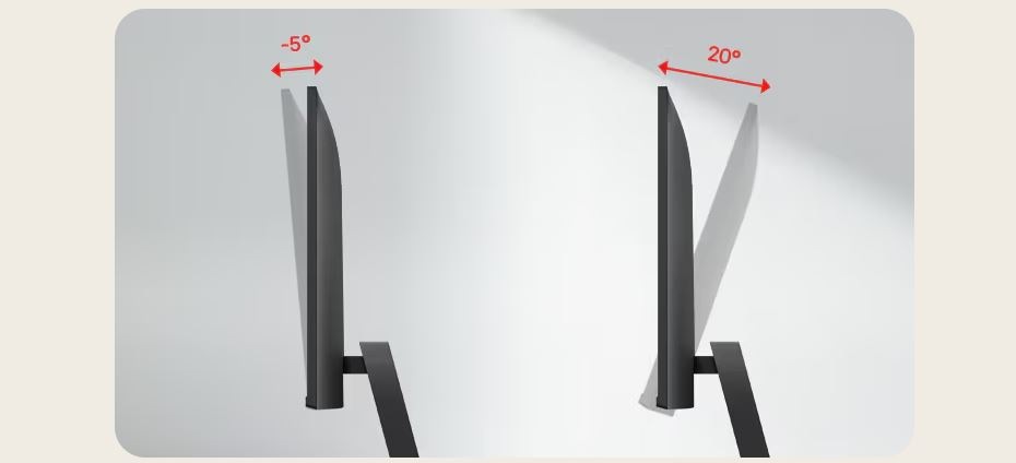 Náklon monitora LG 24U41YA-B