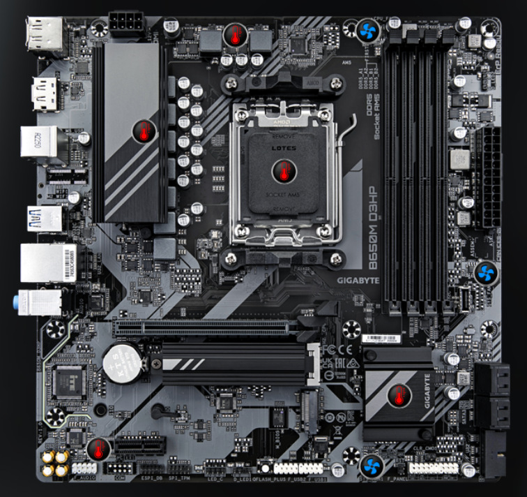 Základná doska GIGABYTE B650M D3HP