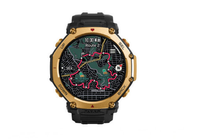 Inteligentné hodinky Amazfit T-Rex 3 Pro 48 mm čierne Inteligentné hodinky Amazfit T-Rex 3 Pro 48 mm čierne