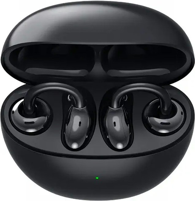 Puzdro s TWS slúchadlami HONOR CHOICE Earbuds Clip, čierna farba