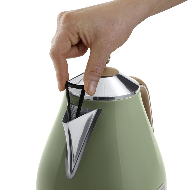Rýchlovarná kanvica De'Longhi Icona Vintage KBOV2001GR zelená