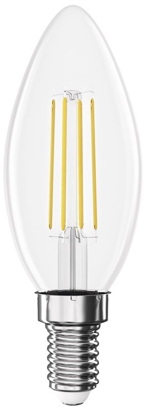 Žiarovka LED EMOS Filament sviečka, 1,8 W, E14, neutrálna biela