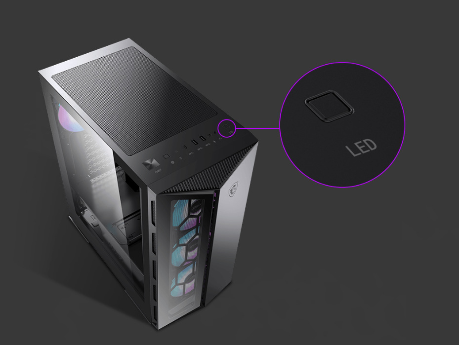 Case MSI MPG GUNGNIR 110R biela Case MSI MPG GUNGNIR 110R biela