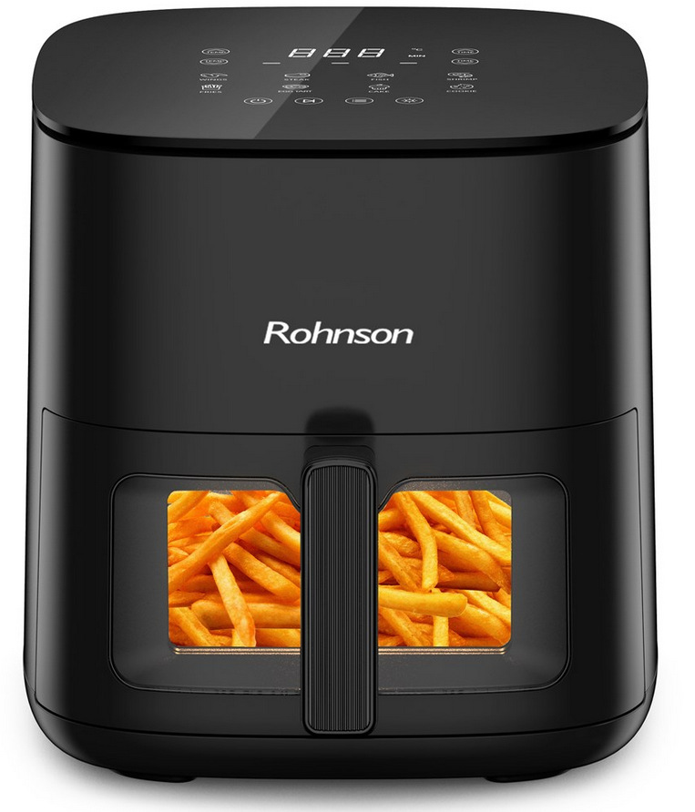 Fritéza teplovzdušná Rohnson R-2856, 7 l čierna Fritéza teplovzdušná Rohnson R-2856