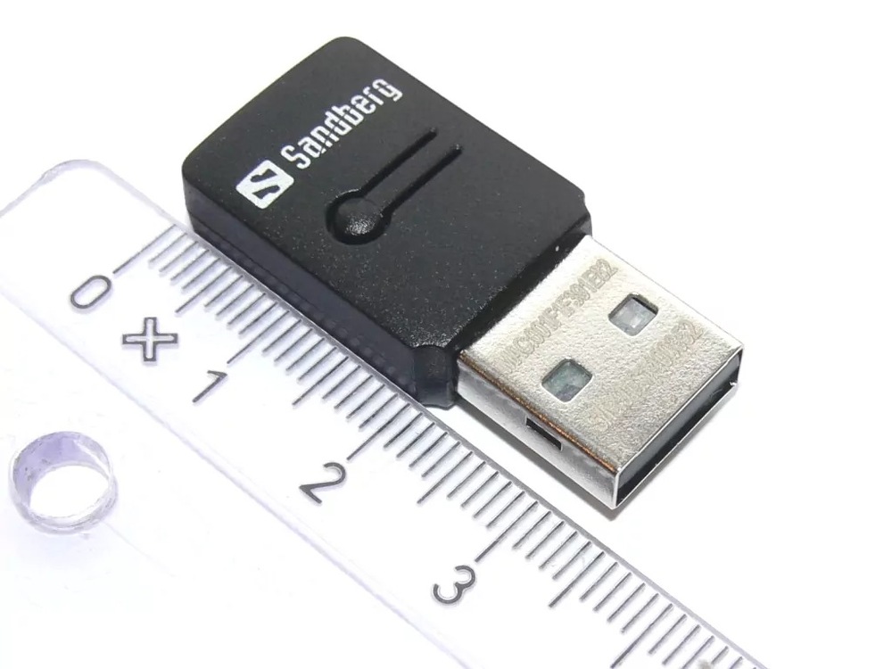 Wi-Fi adaptér Sandberg Mini Wifi Dongle 1300 Mbit/s čierny Sandberg Mini Wifi Dongle (130-83)