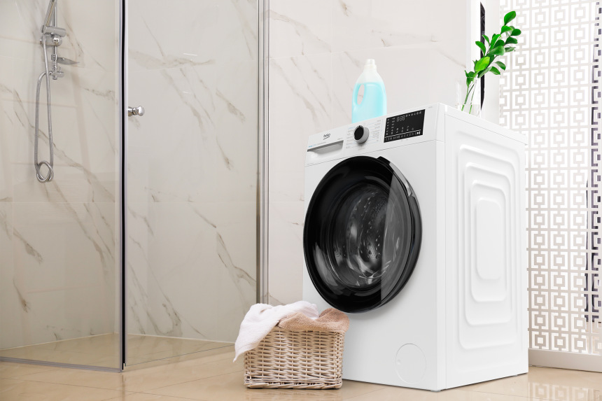 Práčka Beko BM3WFU4821WC, biela, vopred plnená