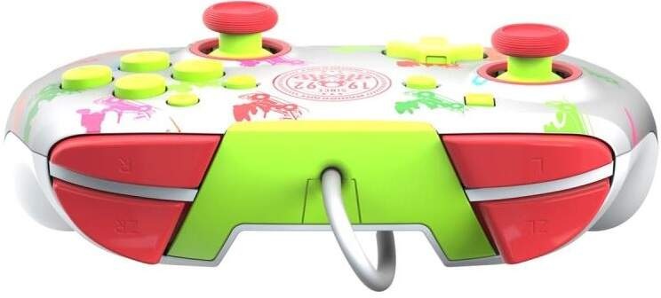 Gamepad PDP Rematch Glow, Nintendo Switch Kart Racer Mario biely