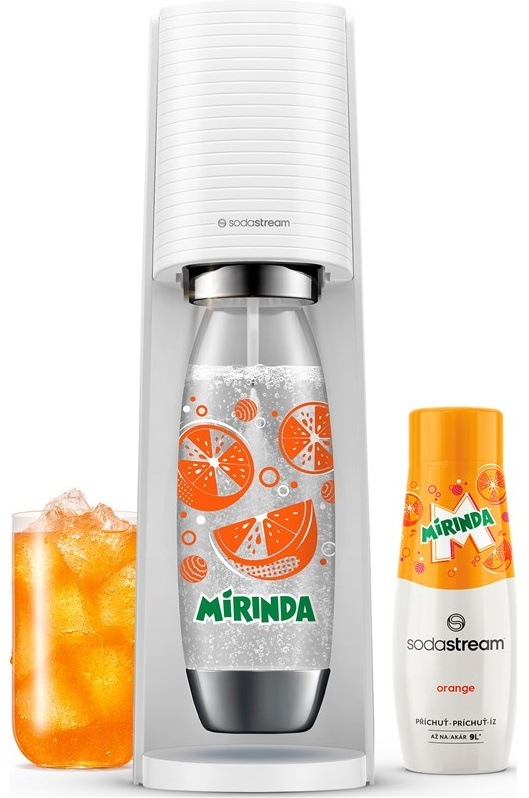 Výrobník sódovej vody SodaStream Terra White MIRINDA Mpack biely