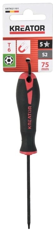 Skrutkovač Kreator KRTH21101 TORX T6×75 s dĺžkou stopky 75 mm