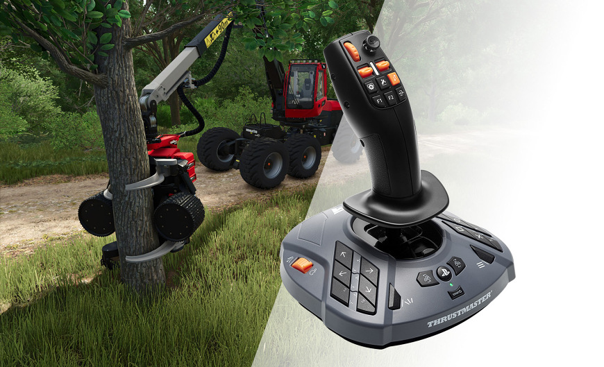 Joystick SimTask s programovateľnými tlačidlami