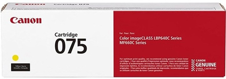 Žltý toner Canon 075 Y, 6362C002 s výťažnosťou 1 300 strán