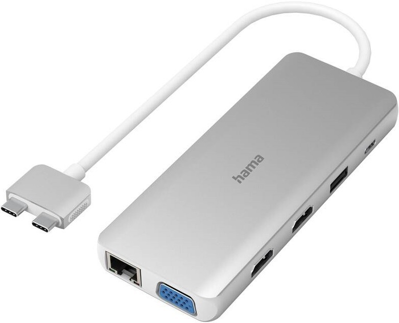 USB Hub Hama Connect2Mac, multiport, pro Apple MacBook Air a Pro (200133)