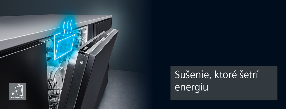 Podstavná umývačka riadu Siemens iQ300 SN13EW78CS autoOpen dry Podstavná umývačka riadu Siemens iQ300 SN13EW78CS autoOpen dry