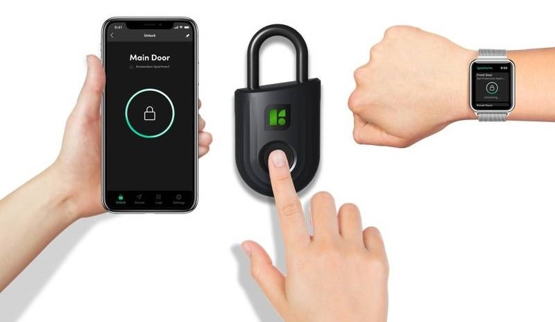 Visiaci zámok Igloohome Padlock Lite červený