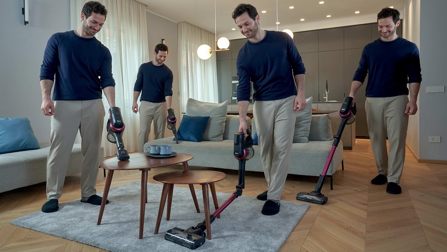 Tyčový vysávač Hoover HF4P10HX 011 čierny/ružový HF4P10HX všetko využitie vysávača v miestnosti