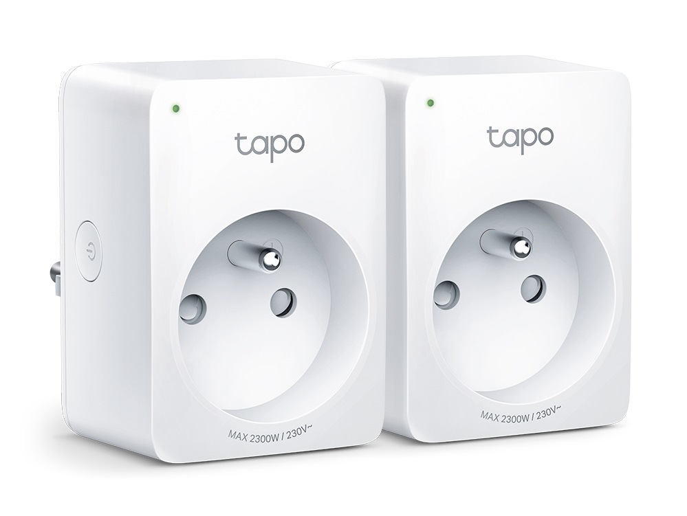 Inteligentná zásuvka TP-Link Tapo P100, 2ks biela