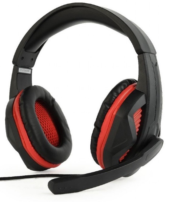 Headset Gembird GHS-03 Gaming čierny/červený