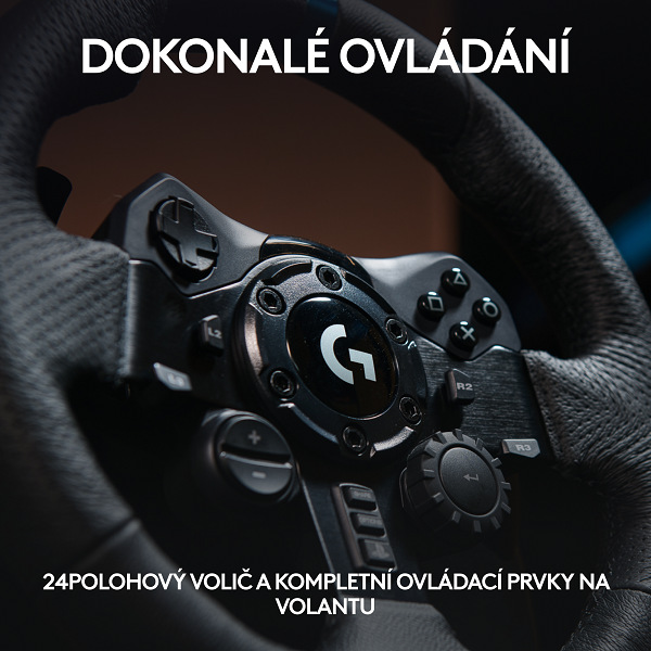 Volant Logitech G923 Racing Wheel and Pedals pre PS5, PS4 a PC Volant Logitech G923 Racing Wheel and Pedals pre PS5, PS4 a PC