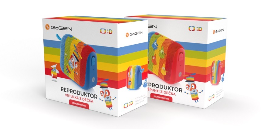 Prenosný reproduktor GoGEN DÉČKO TRIO R červený Prenosný reproduktor GoGEN DÉČKO TRIO R červený