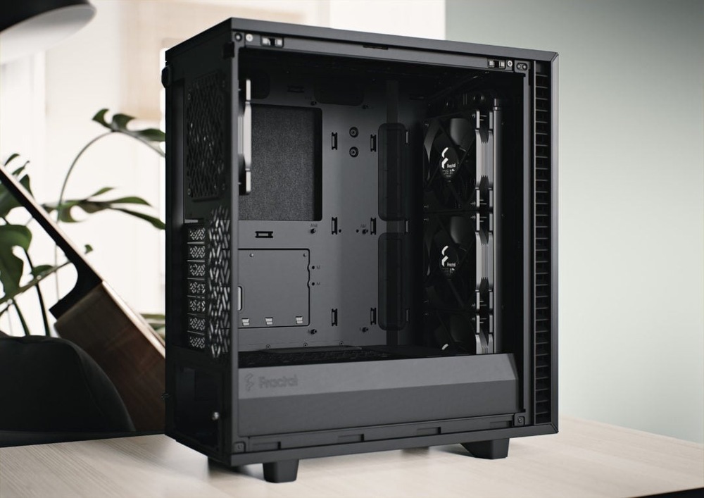 Case FRACTAL DESIGN Define 7 Compact Tempered Glass Light Tint čierna Fractal Design Define 7 Compact Tempered Glass Light Tint