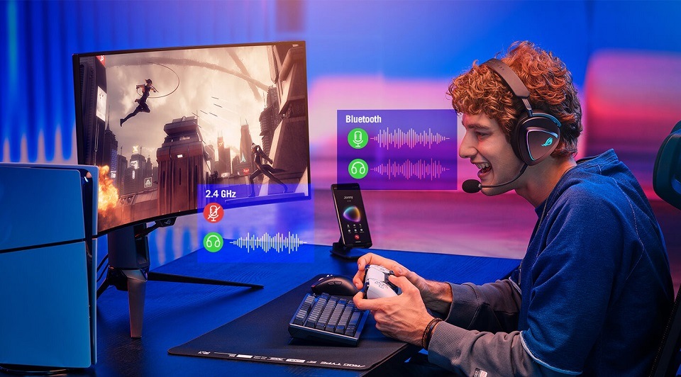 Headset Asus ROG Delta II čierny Headset Asus ROG Delta II čierny