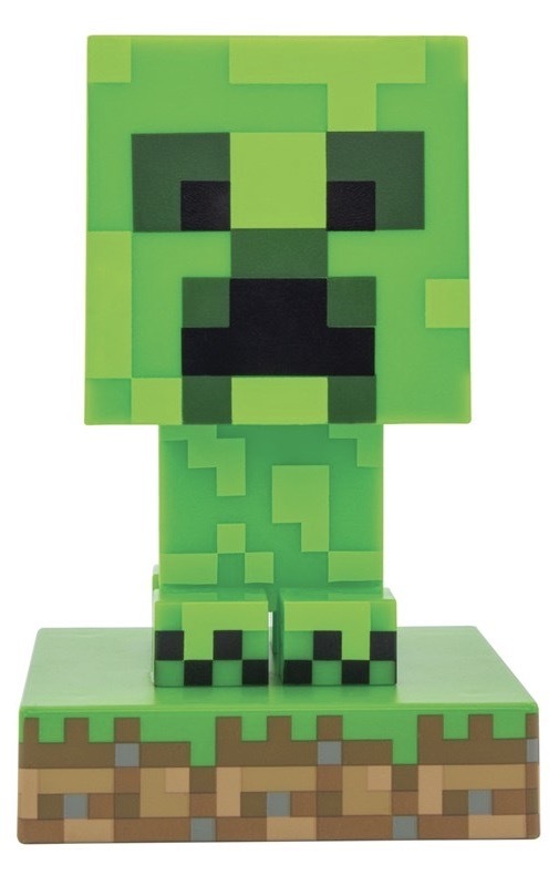 Dekoratívne LED Paladone Minecraft - Creeper zelená