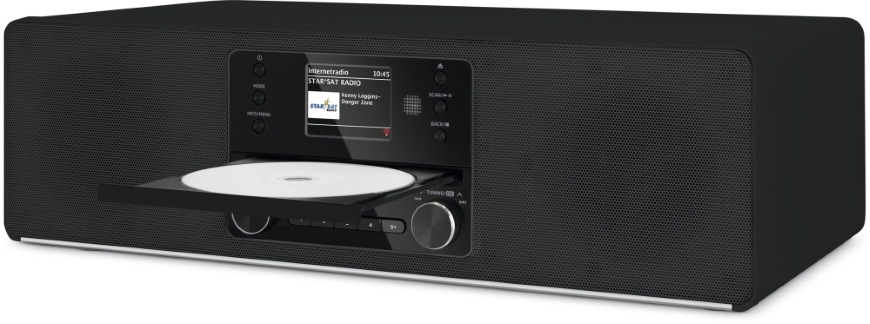 Internetový rádioprijímač s DAB+ Technisat DIGITRADIO 380 CD IR čierny TechniSat DIGITRADIO 380 CD IR, čierna