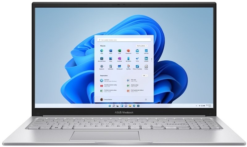 Notebook Asus Vivobook 15, strieborná farba