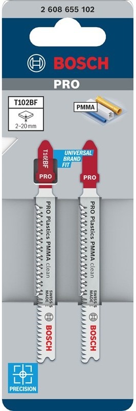 Súprava pílových plátkov Bosch PRO 2.608.655.102 v počte 2 ks v balení