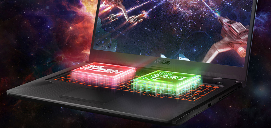 Notebook Asus TUF Gaming A17 sivý Notebook Asus TUF Gaming A17 sivý