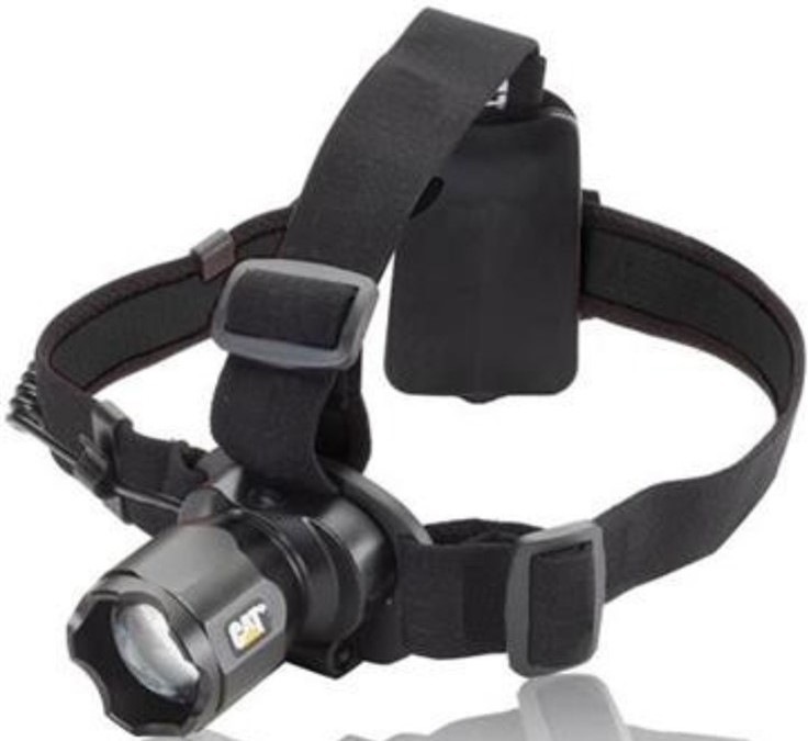 Čelovka Caterpillar CT4200, CREE LED, 120 lm - čierna