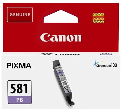 Cartridge Canon CLI-581 PB, 241 strán - foto modrá