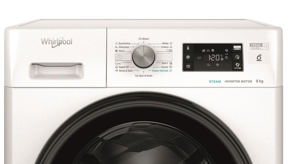 Práčka Whirlpool FFB 8489 WV EE biela Práčka Whirlpool FFB 8489 WV EE, vopred plnená, biela, digitálny displej