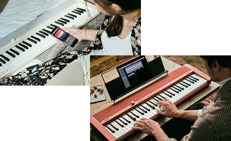 Elektronické klávesy Casio CT S1 RD červená Elektronické klávesy Casio CT S1 RD červená