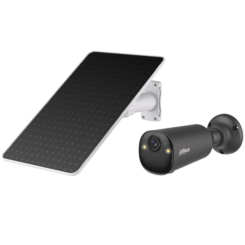 IP kamera Dahua KIT BF4CA-4G, Bullet, 4G, 4Mpix + 8W solárny panel čierna