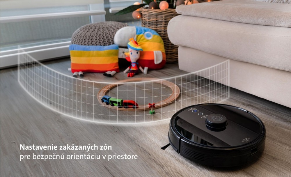 Robotický vysávač ETA Master 2 5229 90010 čierny Robotický vysávač ETA Master 5229 90010, mapovanie