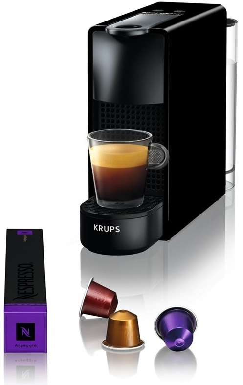 Kapsulový kávovar Krups Nespresso Essenza mini XN1108 čierny