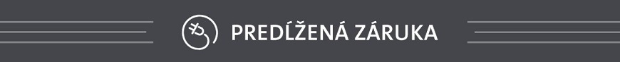 Informačný banner ETA s ikonou elektrickej zástrčky a nápisom „PREDĹŽKA ZÁRUKY“. Grafický prvok upozorňuje na možnosť bezplatného predĺženia záručnej lehoty na vybrané komponenty kuchynského robota ETA Gratus Evo Origin II po registrácii