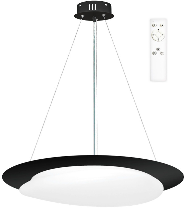 Závesné svietidlo Top Light Stone CZ RC - čierne