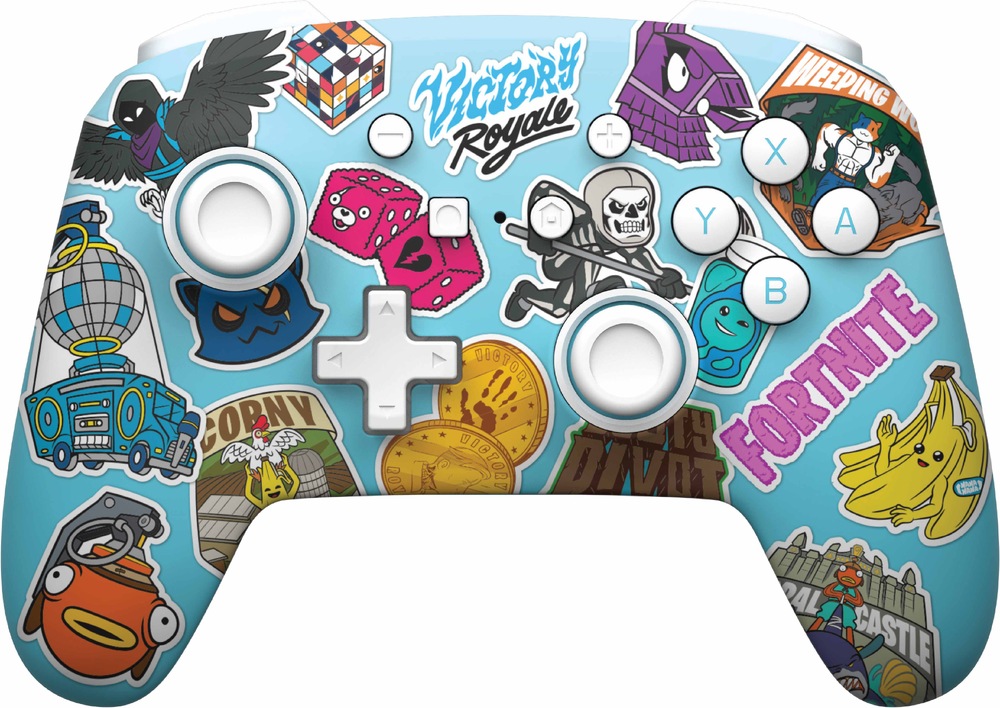 PowerA Enhanced Wireless pre Nintendo Switch - Sticker Mania - Fortnite (NSGP0290-01)