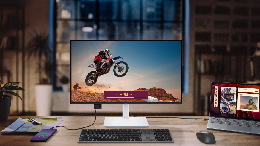 Dell S2725QC, čierna/strieborná