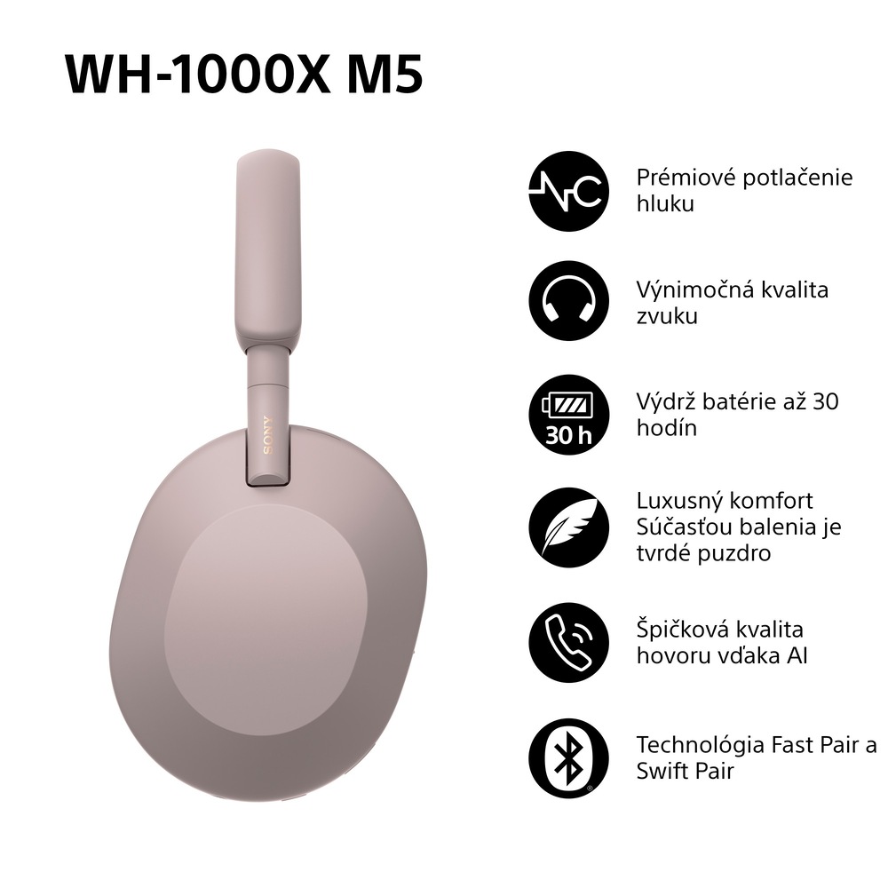 Slúchadlá Sony WH-1000XM5