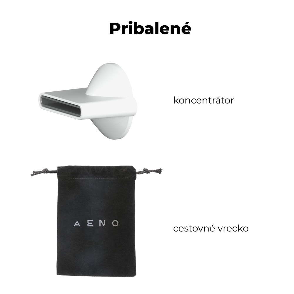 AENO HD4 pribalené - koncentrátor, cestovné vrecko