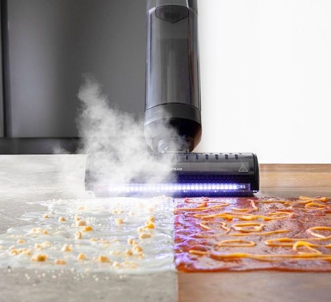 Čistič tvrdých podláh Polti RollySteam WD40C AKU (WDEU0002) čierna Podlahová umývačka Polti RollySteam WD40C AKU (WDEU0002)