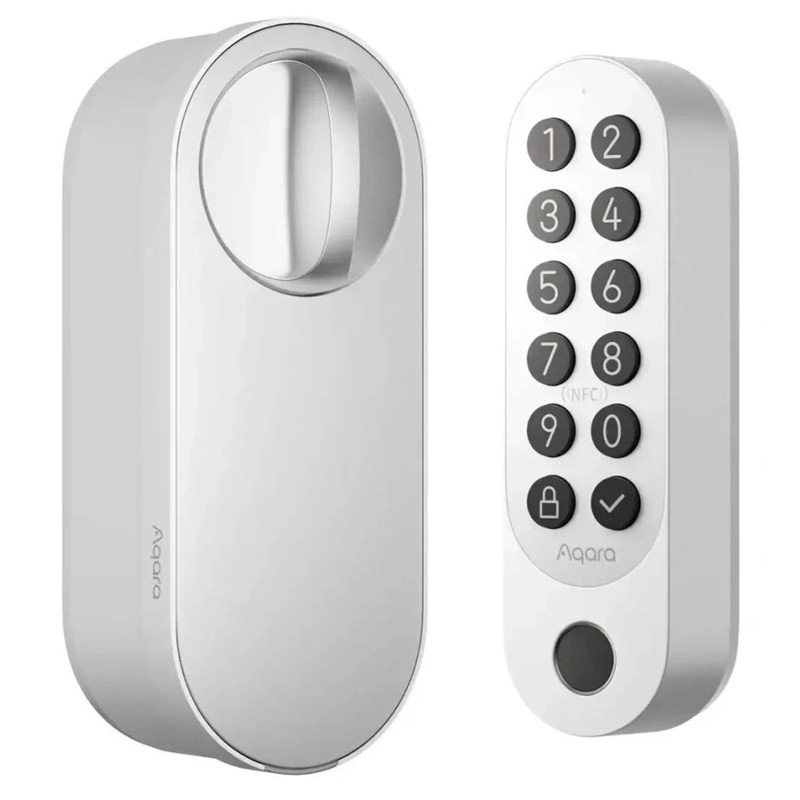 Zámok Aqara Smart Lock U200 Kit s podporou hlasových asistentov, biela farba